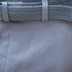 Pantalon straight longueur 32 ceinture bleu gris homme