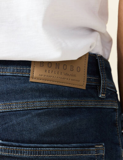 Jeans straight ultra stretch denim brut homme