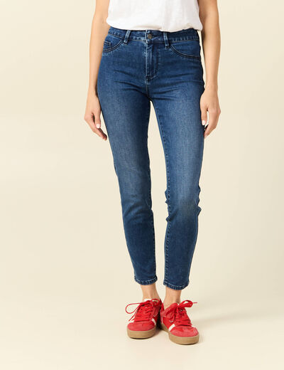 Jeans skinny 7/8ème denim stone femme
