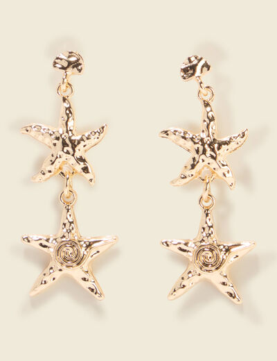 Boucles d'oreilles couleur or femme