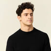 Pull éco-responsable noir homme