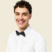 Noeud de papillon noir homme
