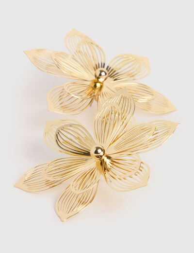 Boucles d'oreilles couleur or femme