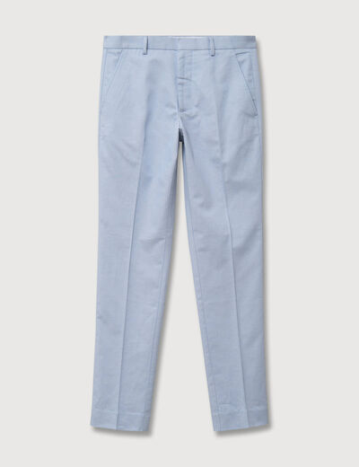 Pantalon chino bleu gris homme