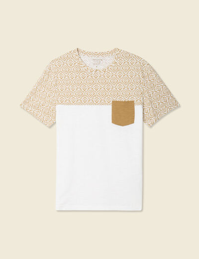 T-shirt manches courtes camel homme