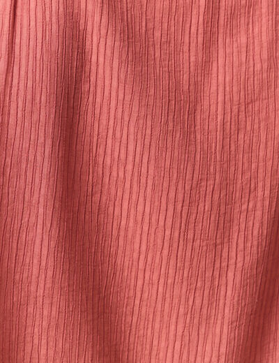 Blouse manches longues vieux rose femme