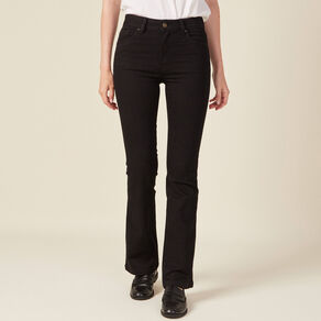 Jeans Yoko - bootcut denim noir femme
