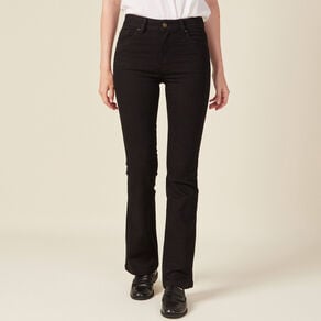 jeans yoko bootcut denim noir femme Jeans Yoko - bootcut denim noir femme