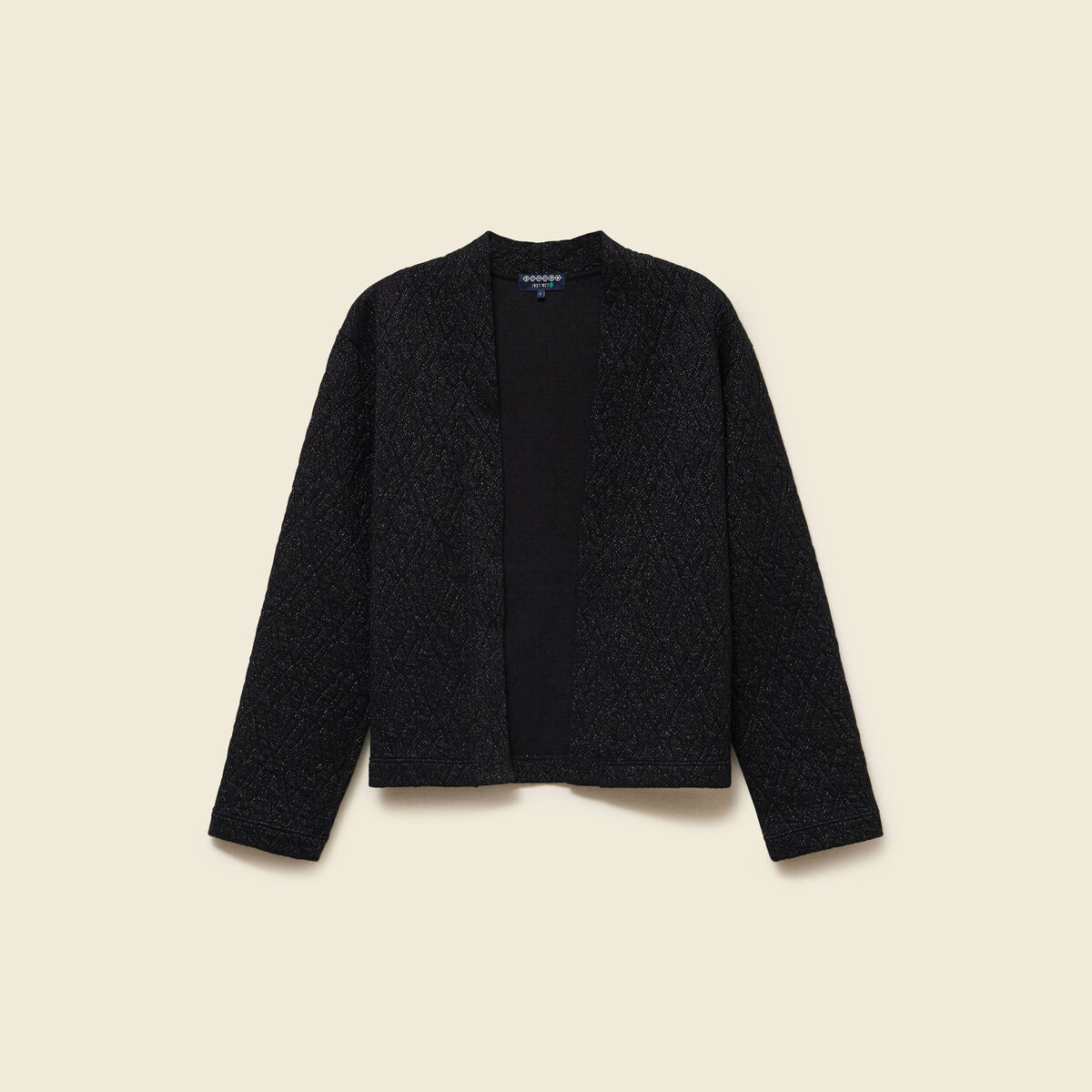 Veste manches longues noir femme