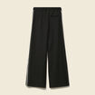 Pantalon taille haute fluide noir femme