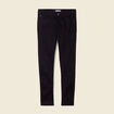 Jeans slim stretch longueur 34 denim noir homme