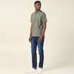 Polo éco-responsable vert kaki homme