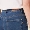 Jeans straight taille haute denim stone femme