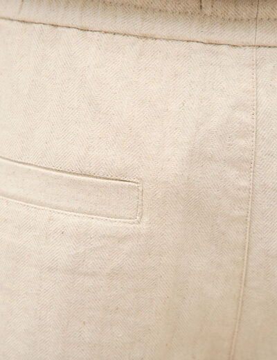 Bermuda ecru homme