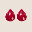 Boucles d'oreilles rose fushia femme