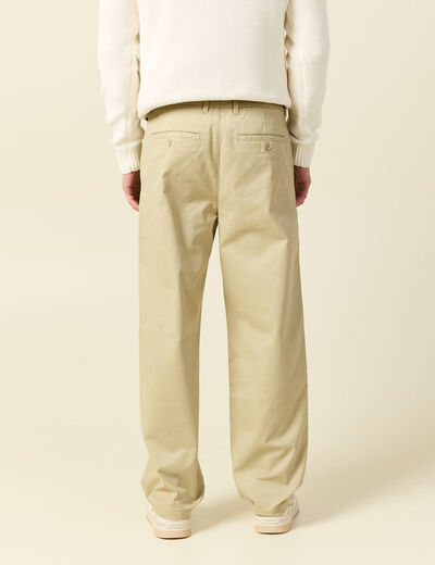 Pantalon beige homme