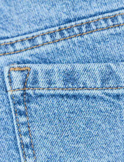 Jeans large éco-responsable denim stone femme