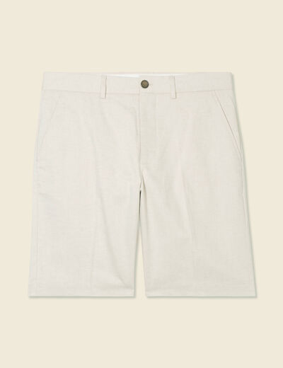 Bermuda droit sable homme