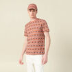 T-shirt manches courtes rose homme