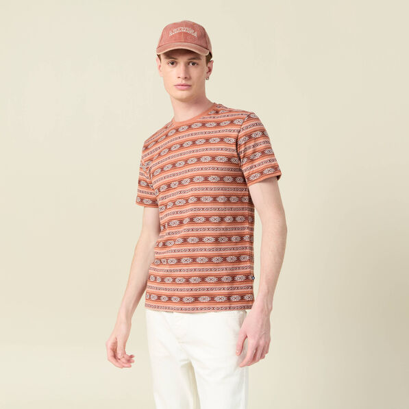 T-shirt manches courtes rose homme