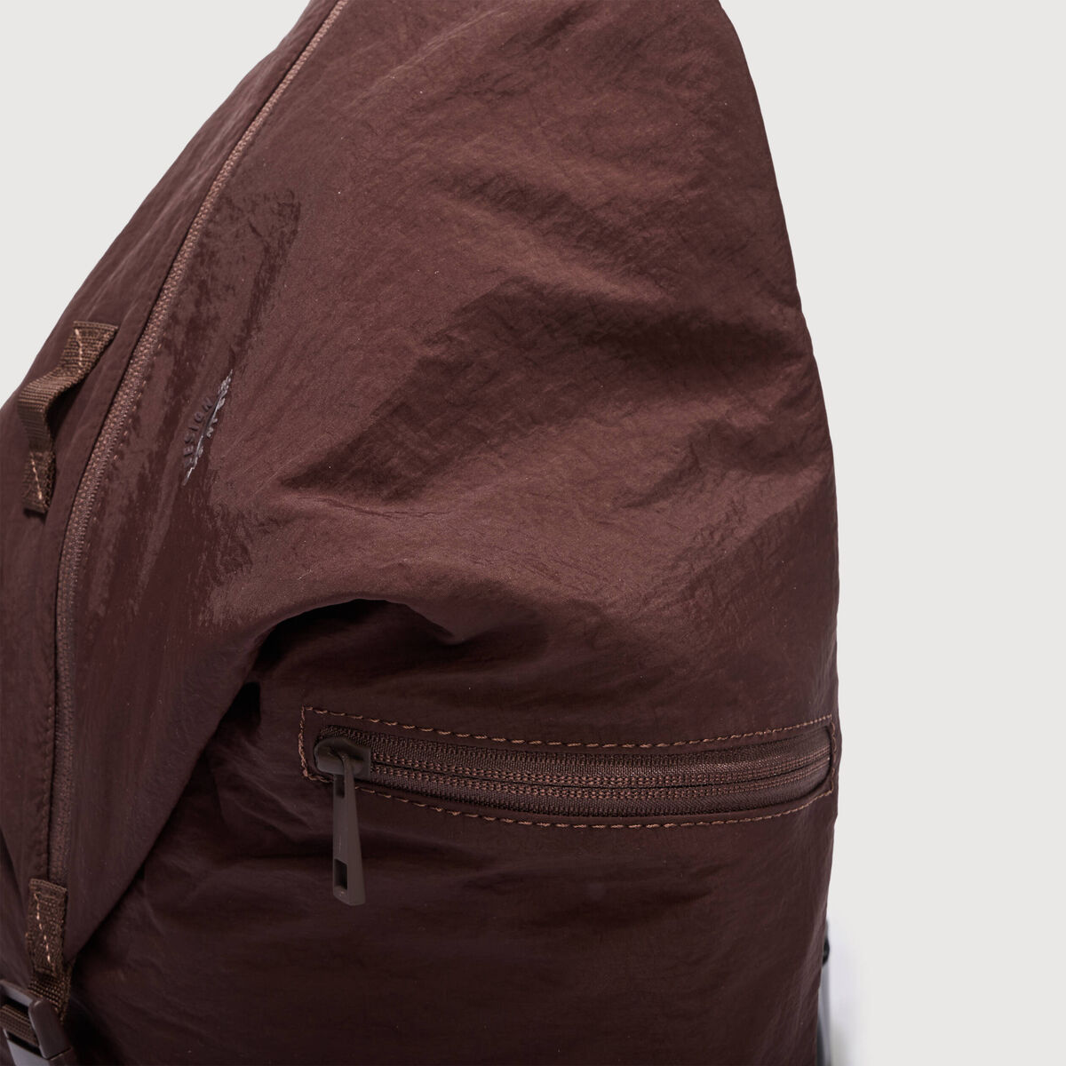 Sac &agrave; dos pliss&eacute; avec doublure bordeaux femme