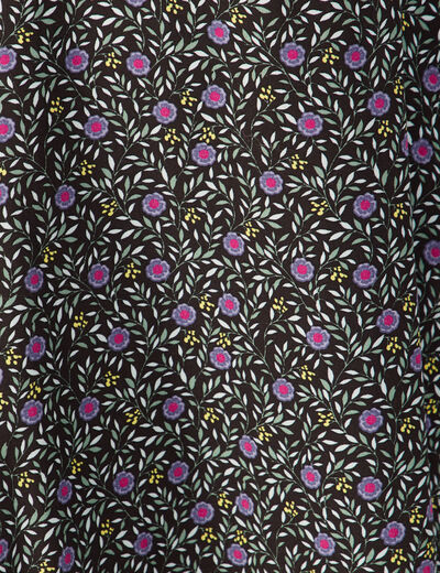 Robe longue éco-responsable noir femme