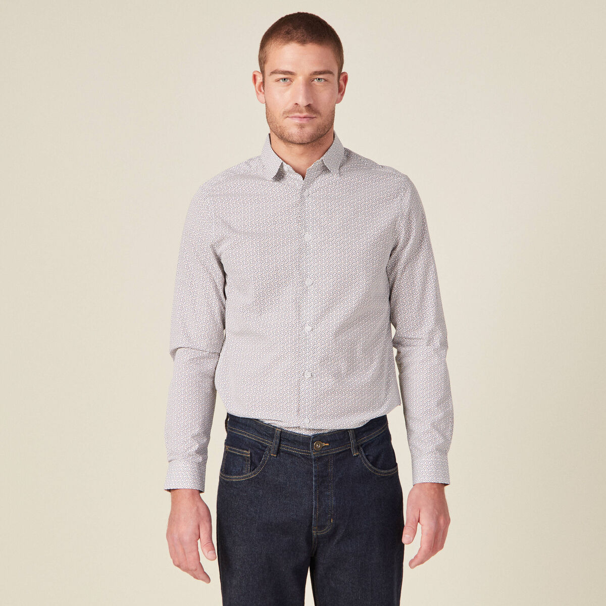 Chemise blanc homme
