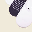Lot 3 paires chaussettes blanc homme
