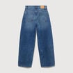 Jeans loose en coton denim used femme