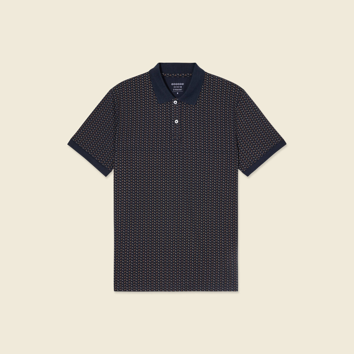 Polo éco-responsable bleu marine homme