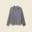 Blouse manches longues noir femme