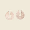 Boucles d'oreilles créoles couleur or femme