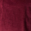 Robe sans manches en velours bordeaux femme