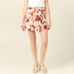 Jupe-short droite fluide sable femme