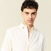 Chemise manches courtes sable homme