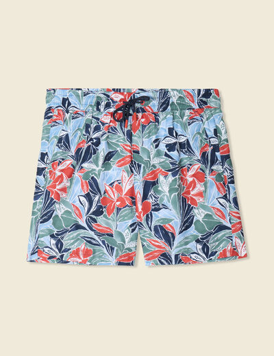 Short de bain bleu marine homme