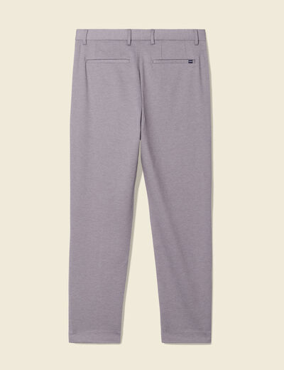 Pantalon chino slim gris homme