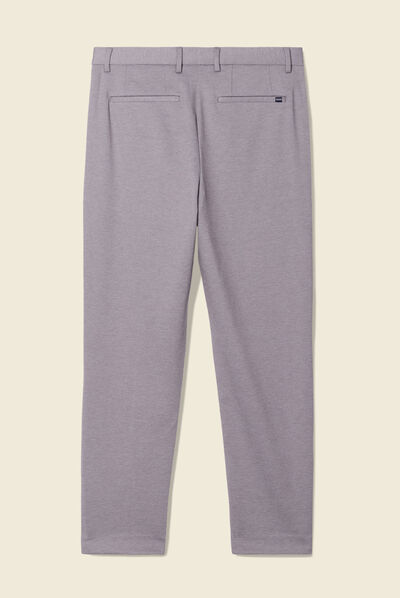 Pantalon chino slim gris homme