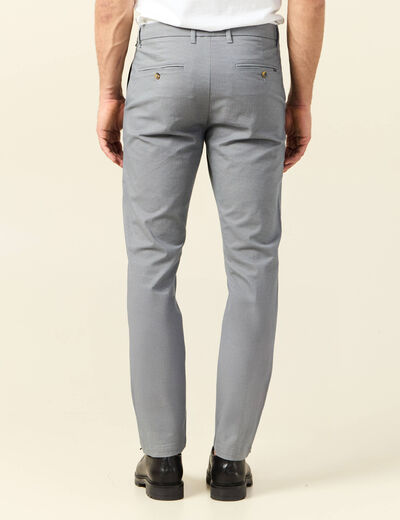 Pantalon slim Instinct chino gris homme