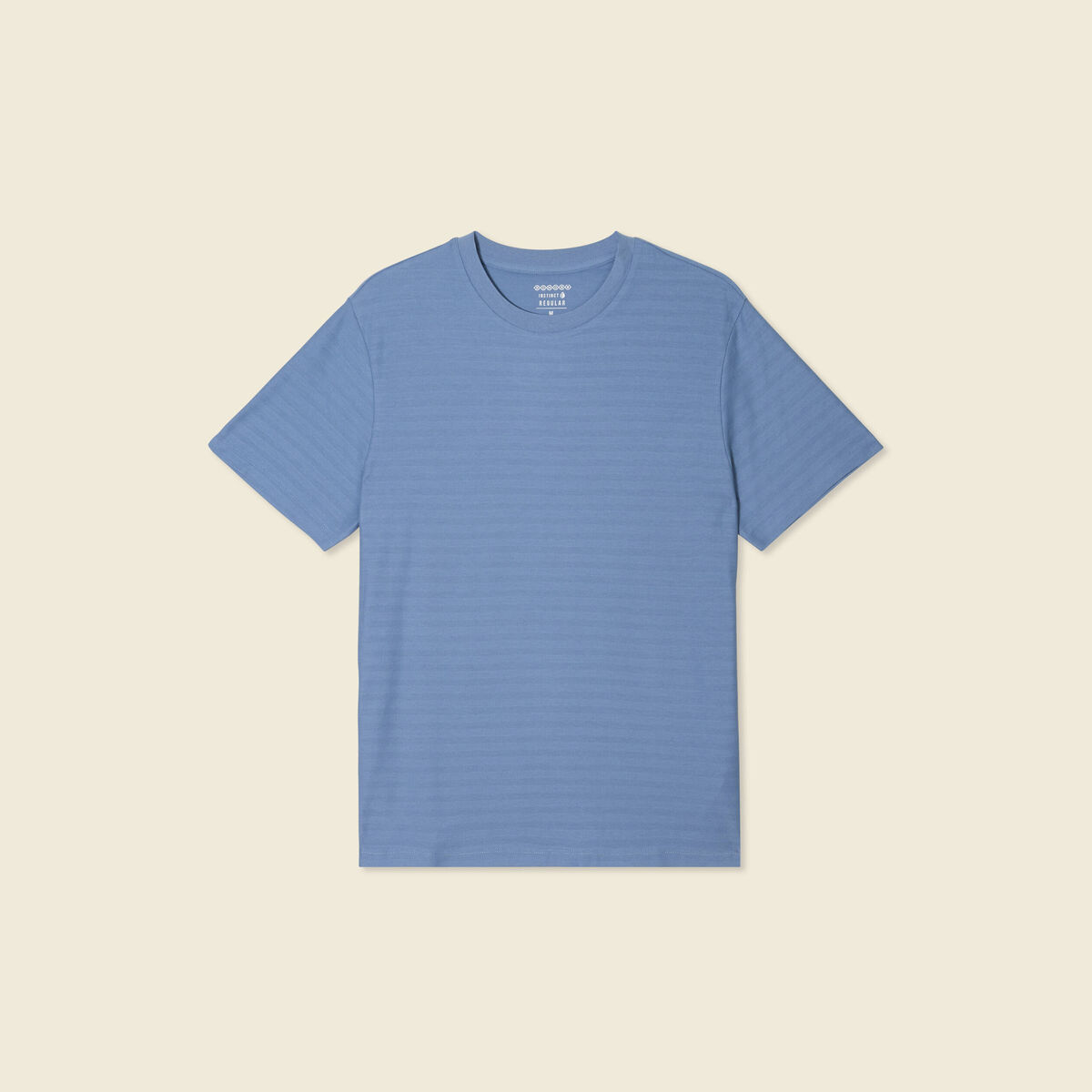 T-shirt manches courtes bleu gris homme