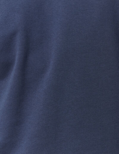 Sweat manches longues bleu marine homme
