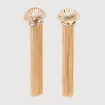 Boucles d'oreilles couleur or femme