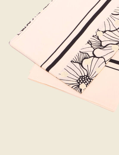 Foulard ecru femme