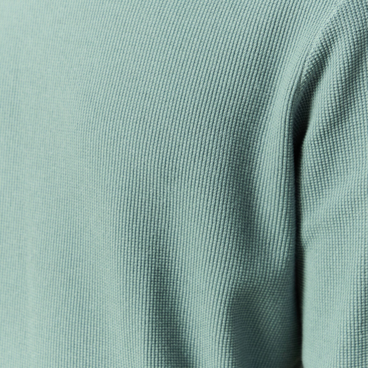 Pull fin col rond manches longues bleu gris homme