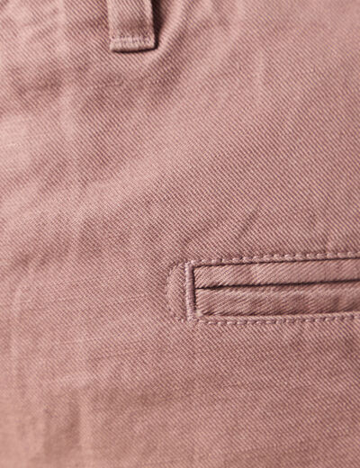 Pantalon chino vieux rose homme