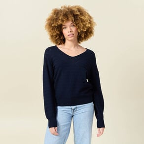 pull manches longues bleu marine femme Pull manches longues bleu marine femme