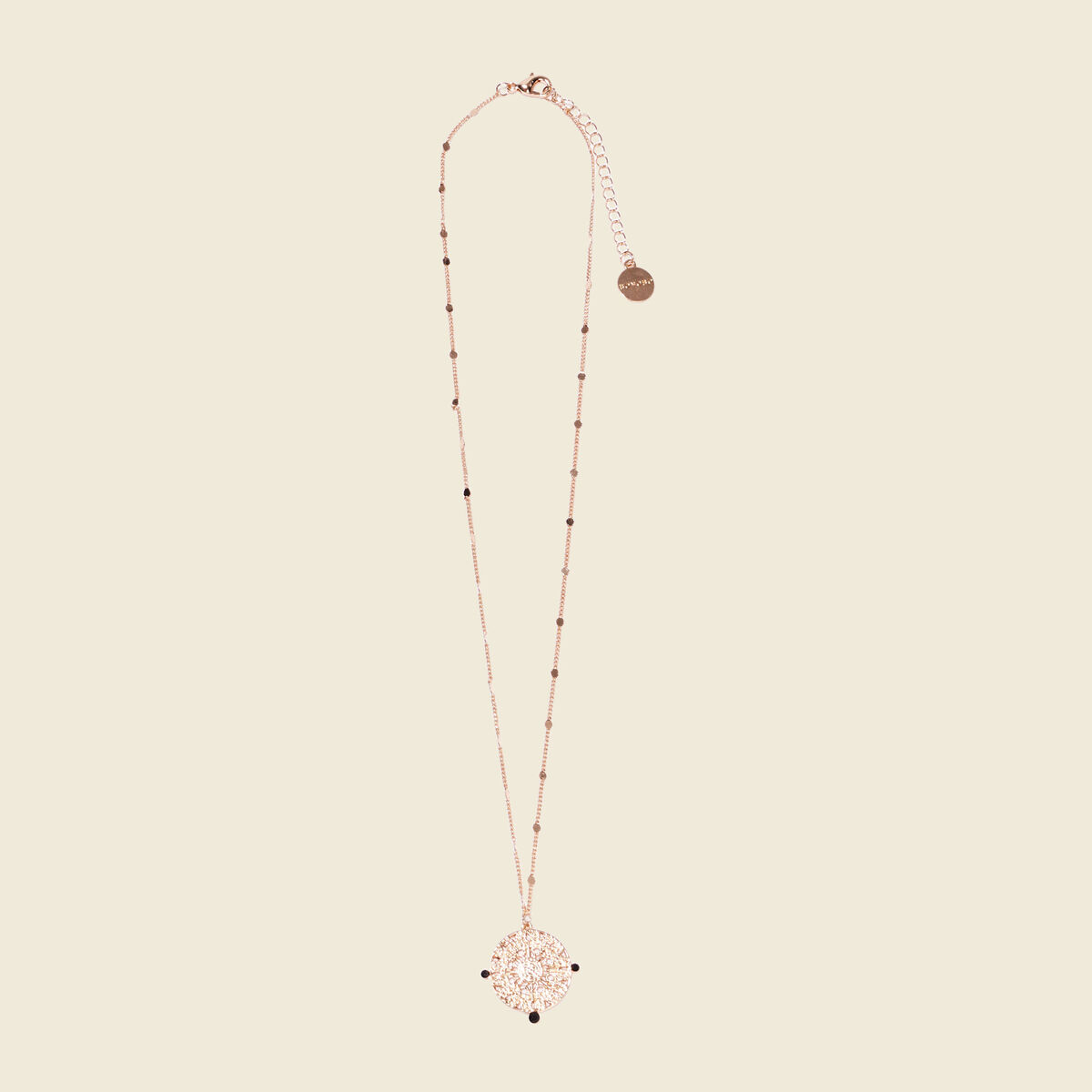 Collier à pendentif couleur or femme