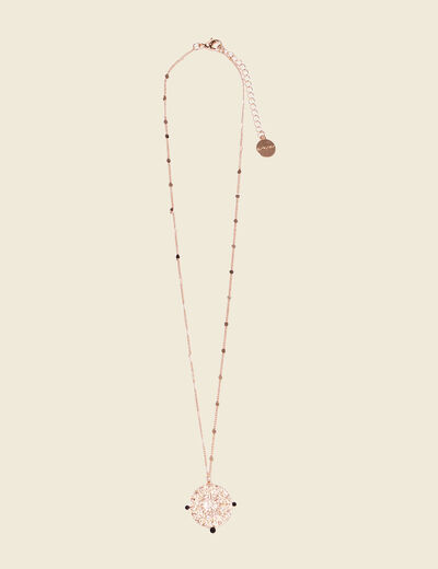Collier à pendentif couleur or femme
