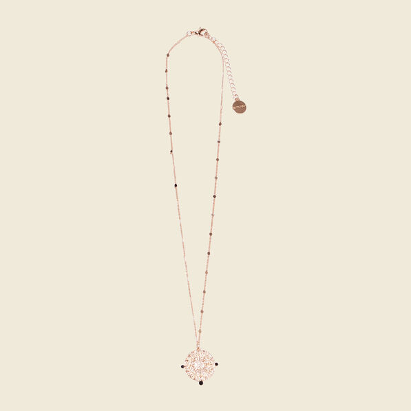 Collier à pendentif couleur or femme