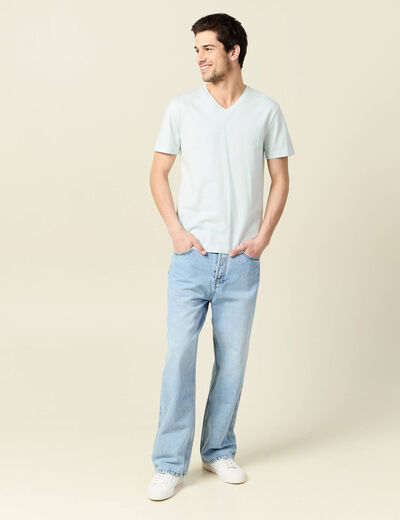 T-shirt manches courtes homme vert homme